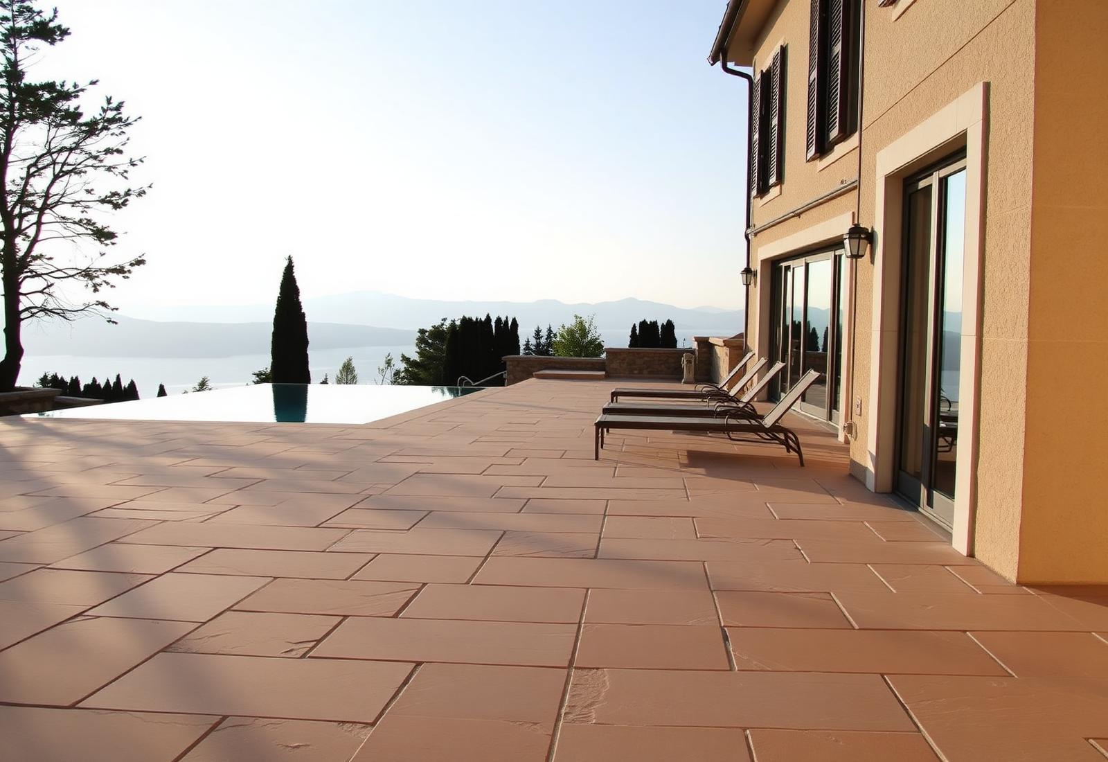 Terrasse en pierre